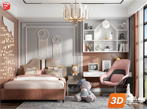 Children Room ScenesSkp FIles 